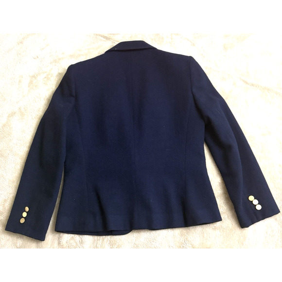 Women's "Raspini" One Bottom Suit Blue Navy Size 7/8 100% Pure Wool - Picture 9 of 10